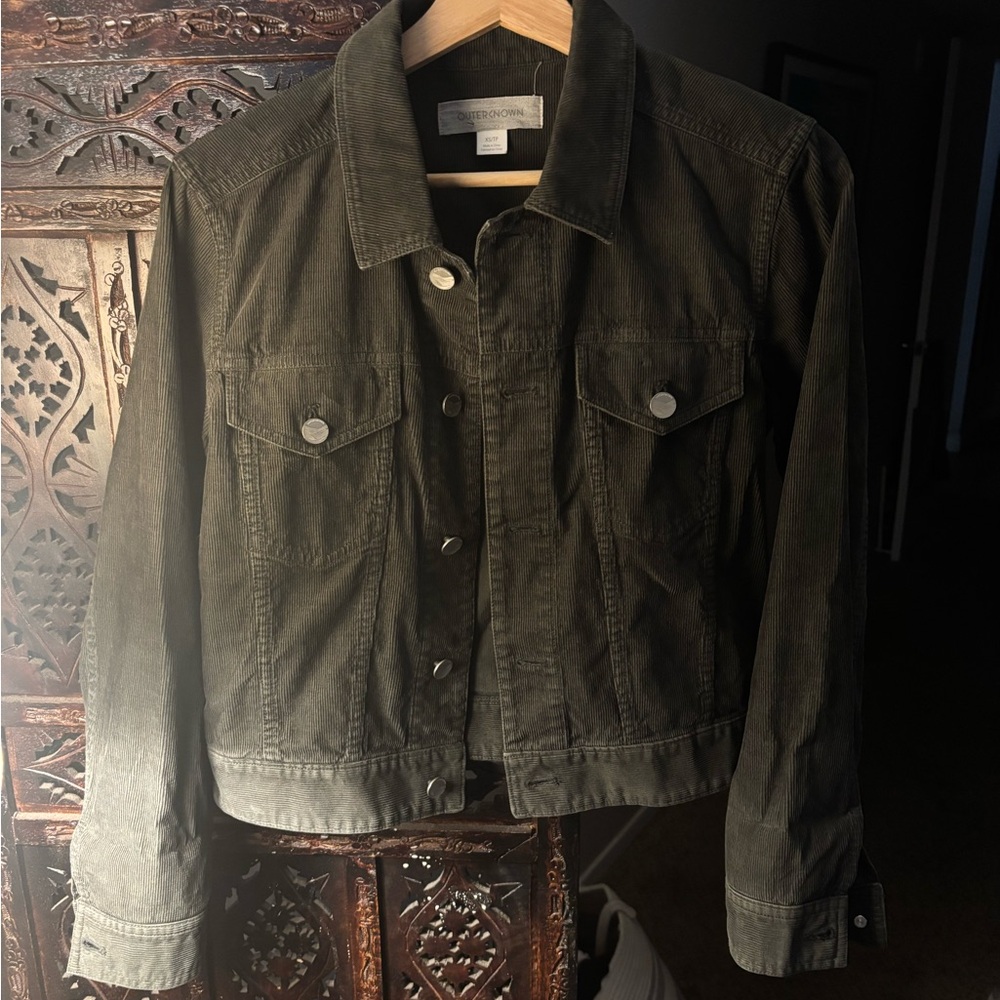 OUTERKNOWN Women's Olive Green Cord Jacket